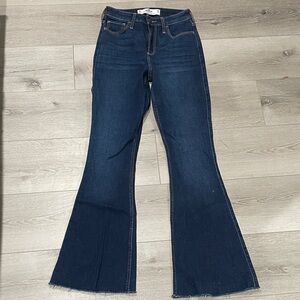 Hollister Dark Blue Flared Jeans